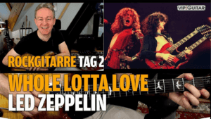 Horst Keller mit seiner PRS-Gitarre: Whole Lotta Love von Led Zeppelin, Rockgitarre Tag 2