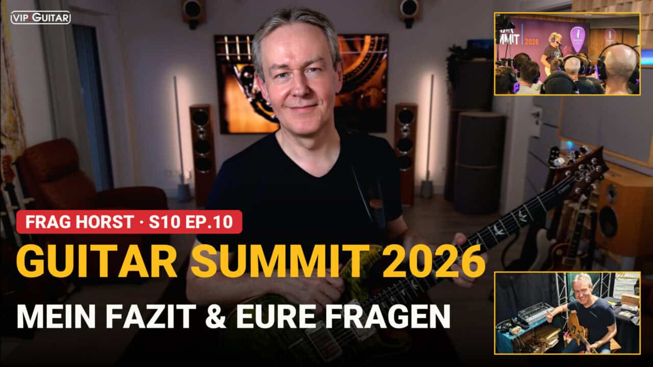 Horst Keller mit PRS, Frag Horst S10 EP.10 Guitar Summit 2026