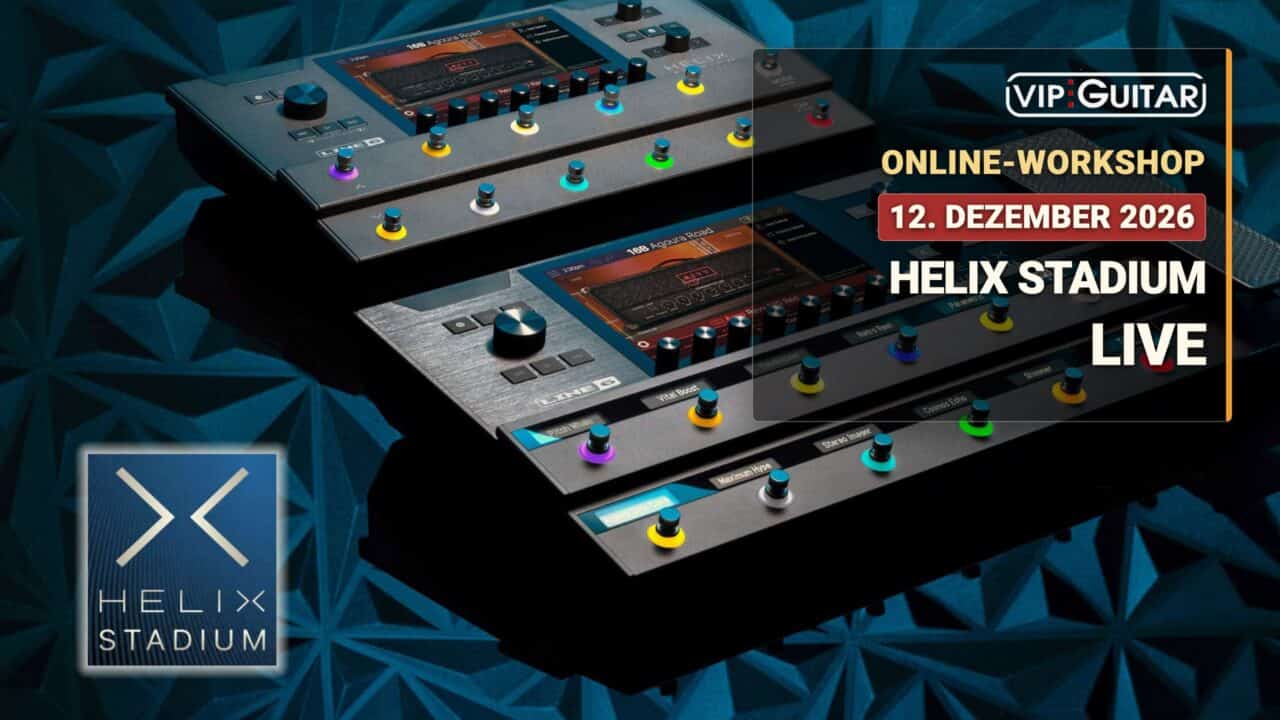 Online-Workshop Helix Stadium live am 12. Dezember 2026 mit Helix Stadium und Stadium XL